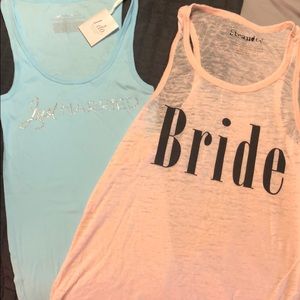 Bride lot, Victoria Secret tank & Bride tank.
